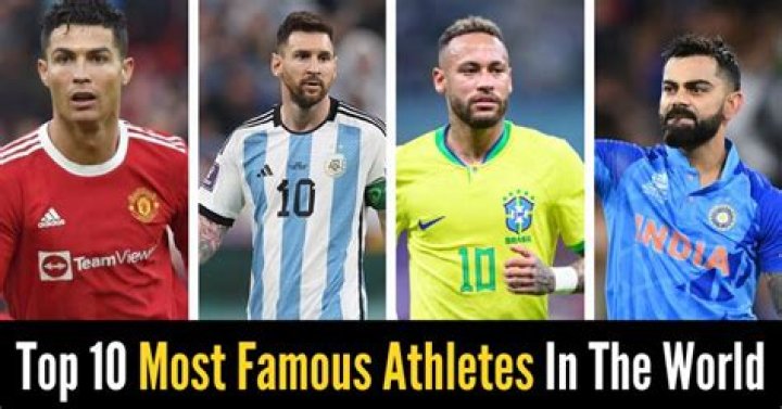 10 Most Famous Athletes in the World 10 Most Today