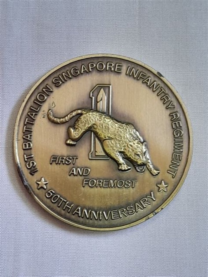 1st Battalion Singapore Infantry Regiment Plaque APB Stories