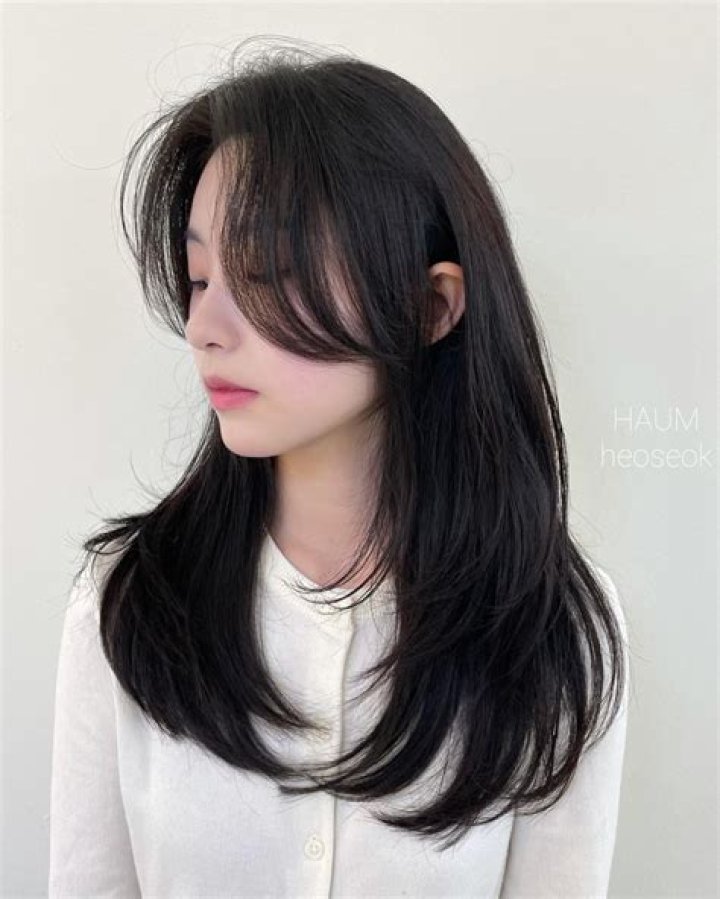 25+ layered hair korean style LakeishaAliha