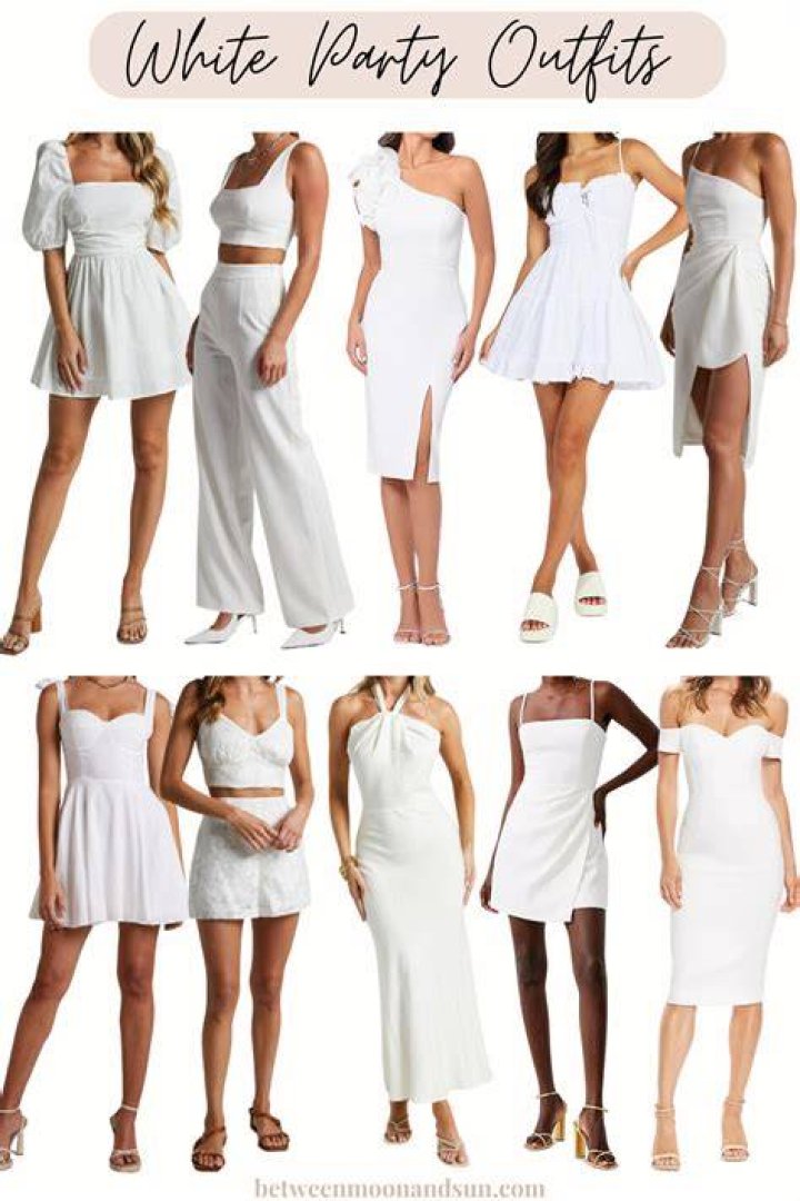 90+ stylish and modern all-white party outfits for ladies in 2023