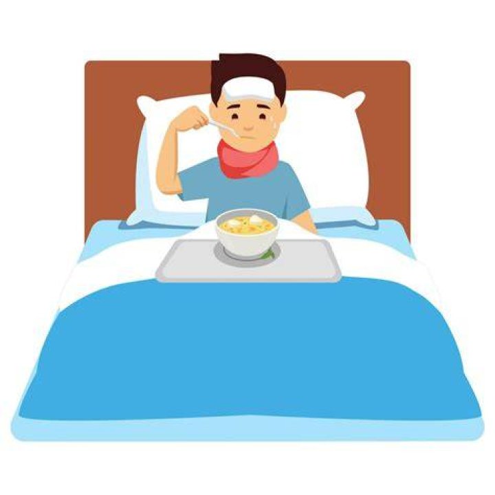 a bowl of food in Laid Back Camp with four chibi character heads around it looking hungry