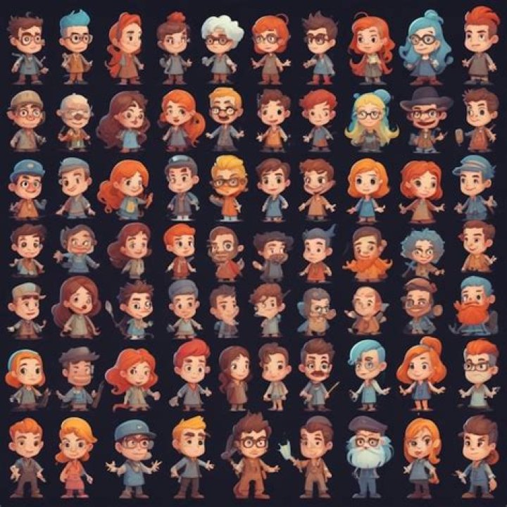 A collection of characters from the greatest movies of all time including Woody the Cowboy from Toy Story, the Godfather, and Frodo Baggins