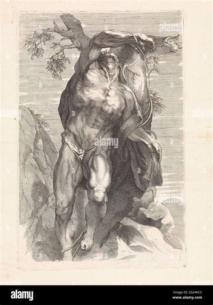 A man tied to a tree with Dragonglass held against him in Game of Thrones