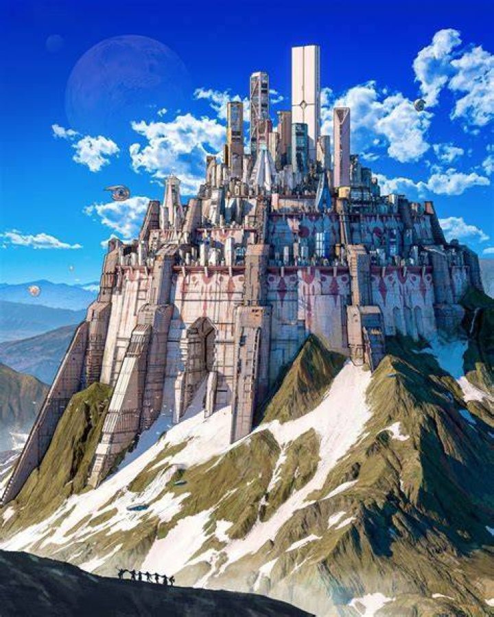 A mountain city in The Legend of Korra