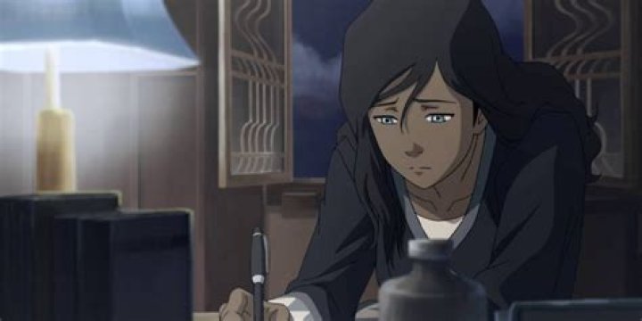 A sad Korra writes a letter