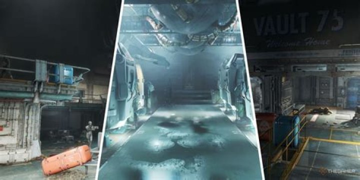 A screenshot of Vault 75 in Fallout 4.