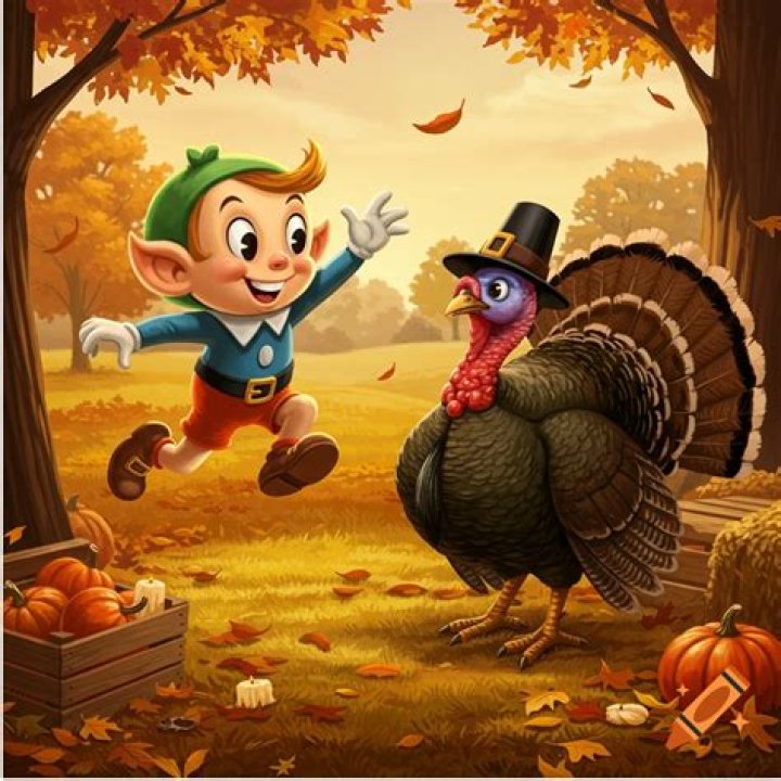 A turkey runs in Scooby-Doo