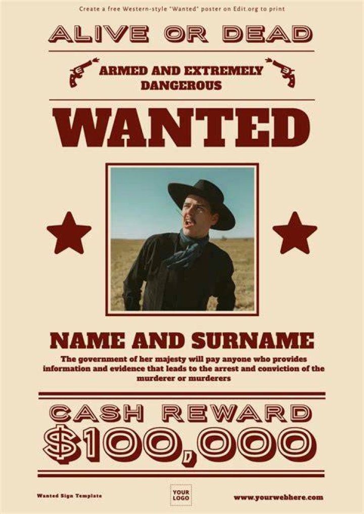 A wanted poster in American Sniper
