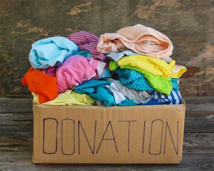 A woman donated clothes at H&M