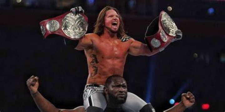 AJ And Omos Win The Raw Tag Titles