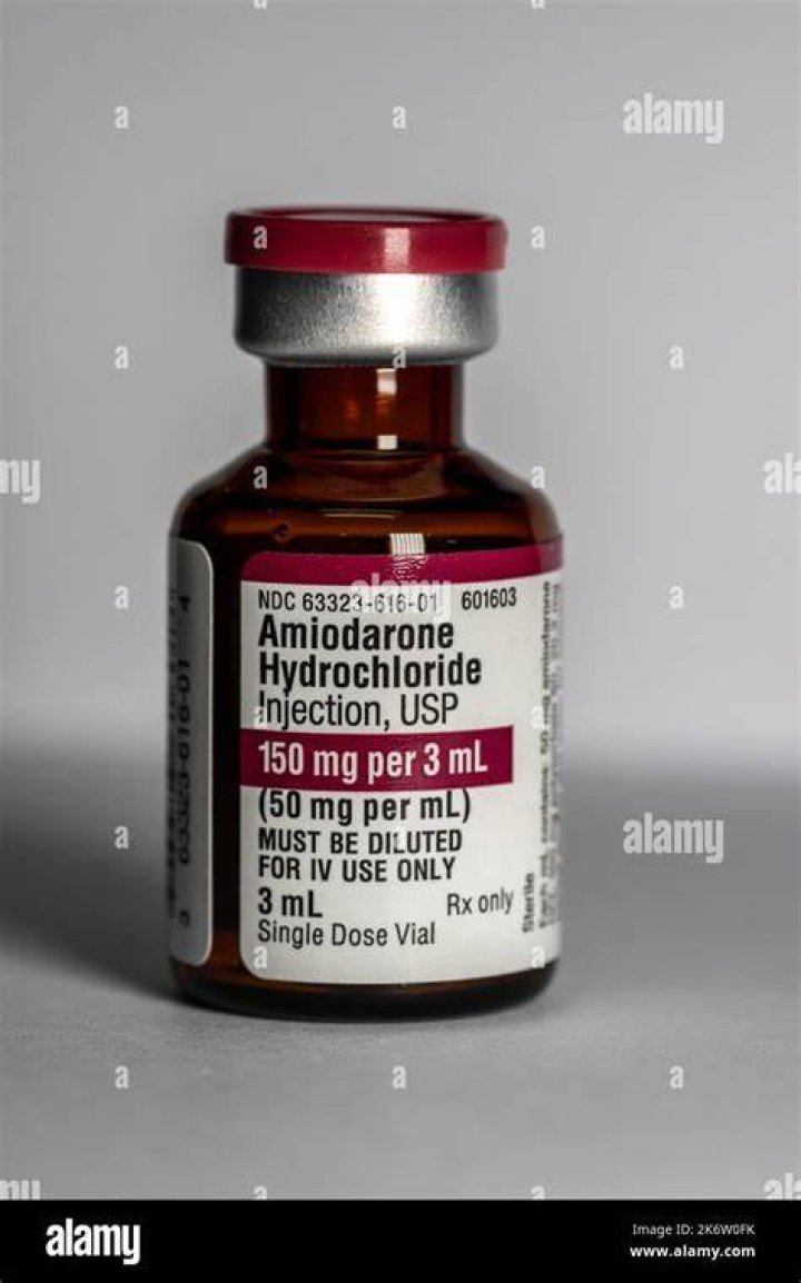 نشرة دواء أميودارون Amiodarone لعلاج مشاكل ضربات القلب
