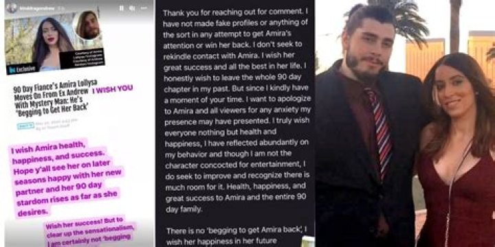 Andrew Kenton Amira Boyfriend Instagram In 90 Day Fiance Season 8