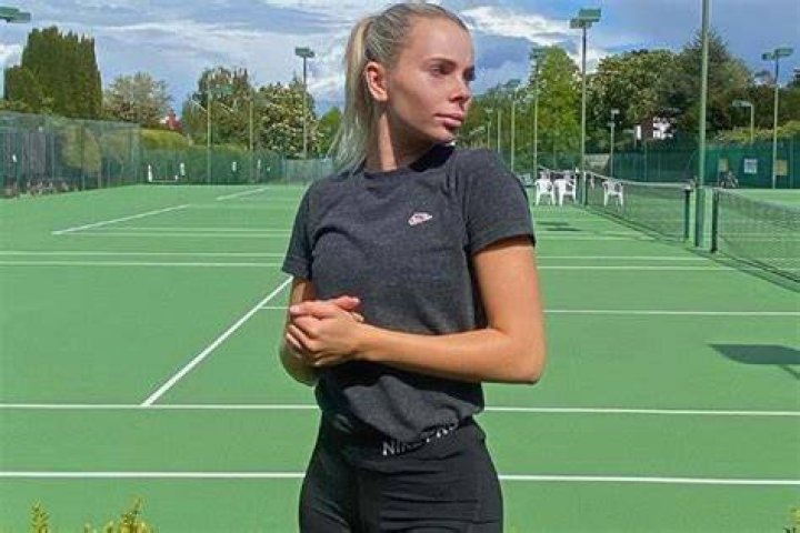 Angelina Graovac is ranked outside the top 1000 female tennis players. Photo / Instagram