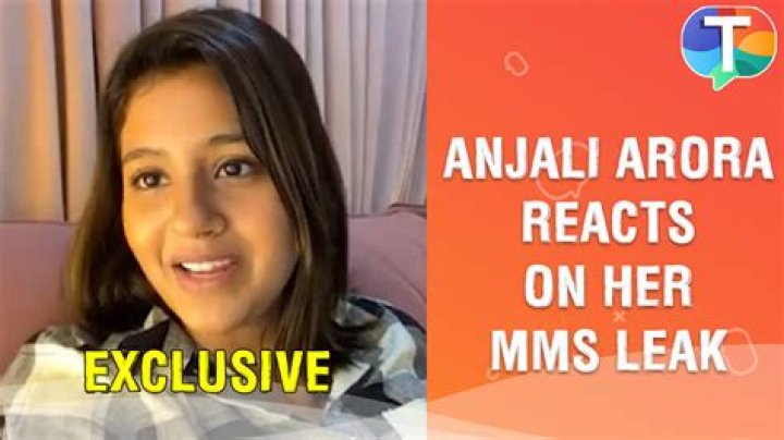 Anjali Arora Leaked MMS अंजली अरोड़ा ने MMS लीक मामले को लेकर दिया ये