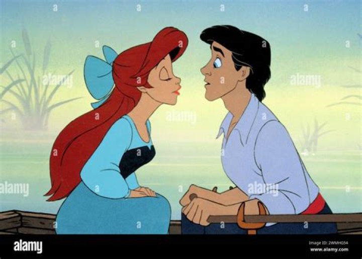 Ariel and Eric in The Little Mermaid 1989