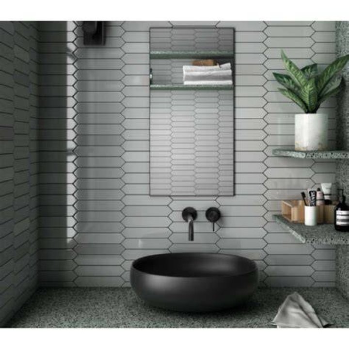 Arrow Quicksilver 5x25cm Ceramic Glossy Wall Tile