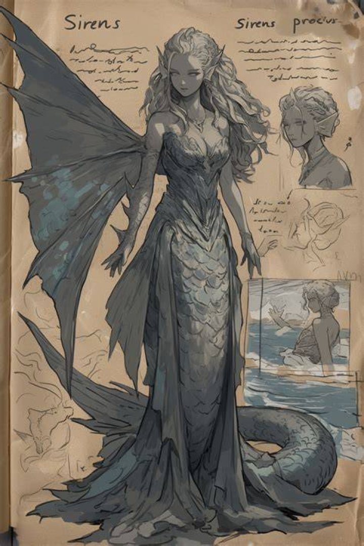 ArtStation Deep sea siren 2