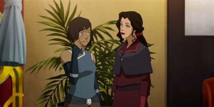 Asami and Korra in The Legend of Korra