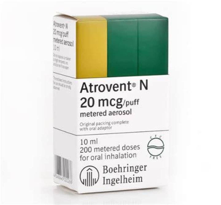 دواء ATROVENT أتروفنت ان لعلاج ضيق التنفس