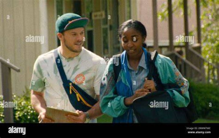 Ayo Edebiri and Jimmy Tatro in Theater Camp