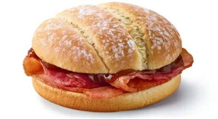 Bacon Roll. Photo / McDonald's UK