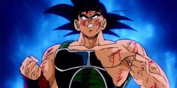 Bardock before flying into space to fight Frieza in Dragon Ball Z.