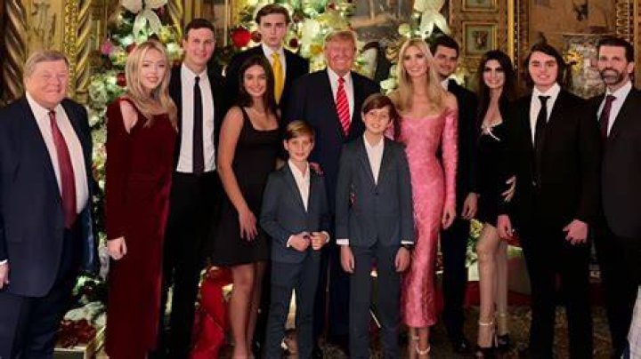 Barron Trump Looks Completely Grown Up In Family Christmas Photo