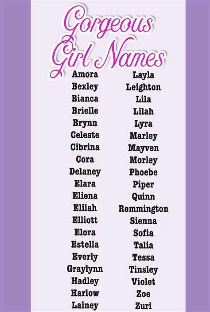 beautiful names for girls beautiful names for girls