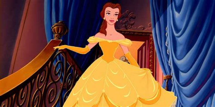 beauty and the beast belle with rose in west wing