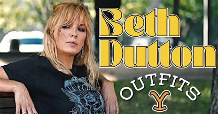 Beth Dutton sits on the porch of her and Rip's cabin in Yellowstone.