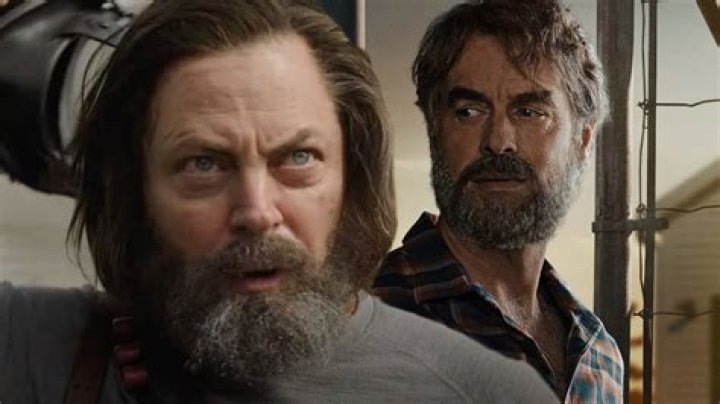 Bill removing his gasmask in The Last of Us episode 3 and Frank's character poster from HBO