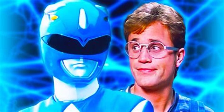 Billy wearing his Blue Ranger suit in Power Rangers