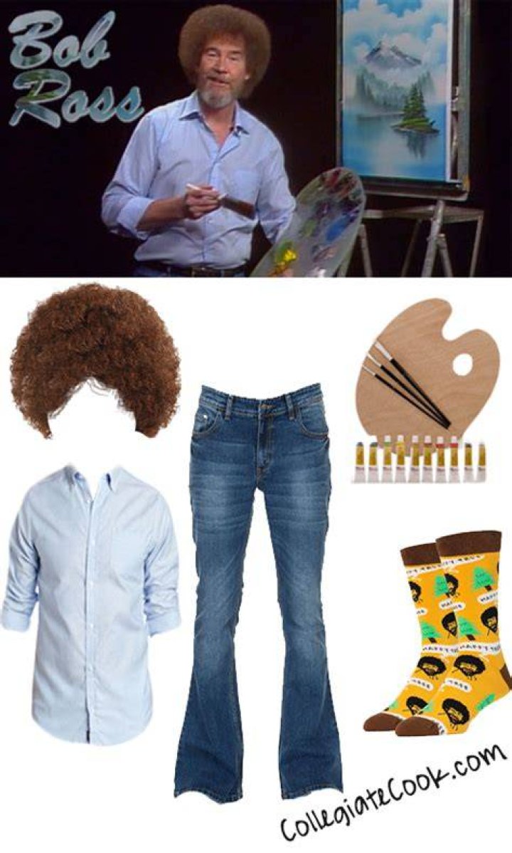 Bob Ross Costume Collegiate Cook