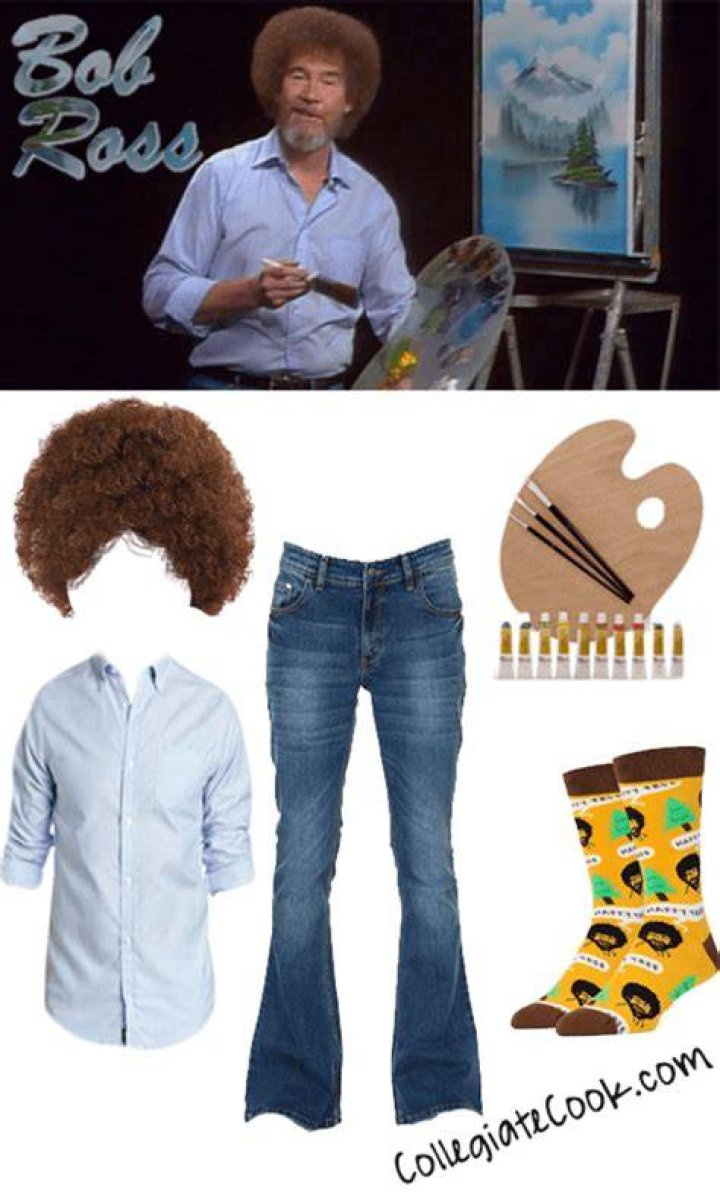 Bob Ross Costume Kit