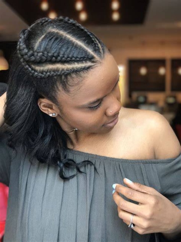 Braided hair styles for black girls Natural braided hairstyles, Hair