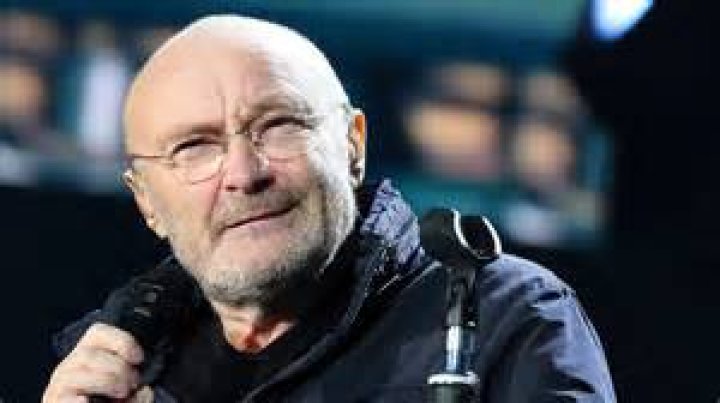 British singer Phil Collins with his daughter, actress Lily. British singer Phil Collins with his daughter, actress Lily.