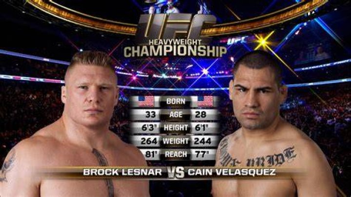Brock Lesnar Vs Cain Velasquez