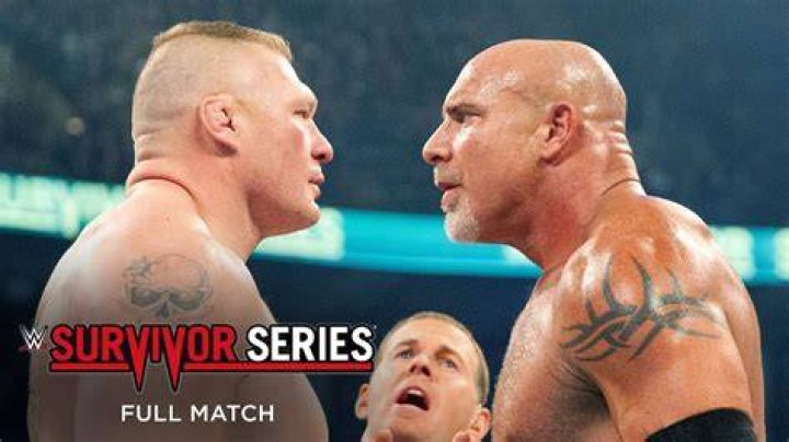 Brock Lesnar Vs Goldberg Survivor Series 2016