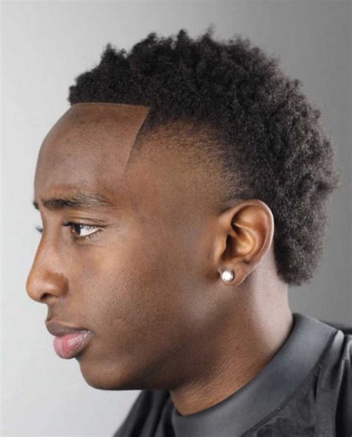 Burst Fade Mohawk Haircut burstfade burstfademohawk mohawk 