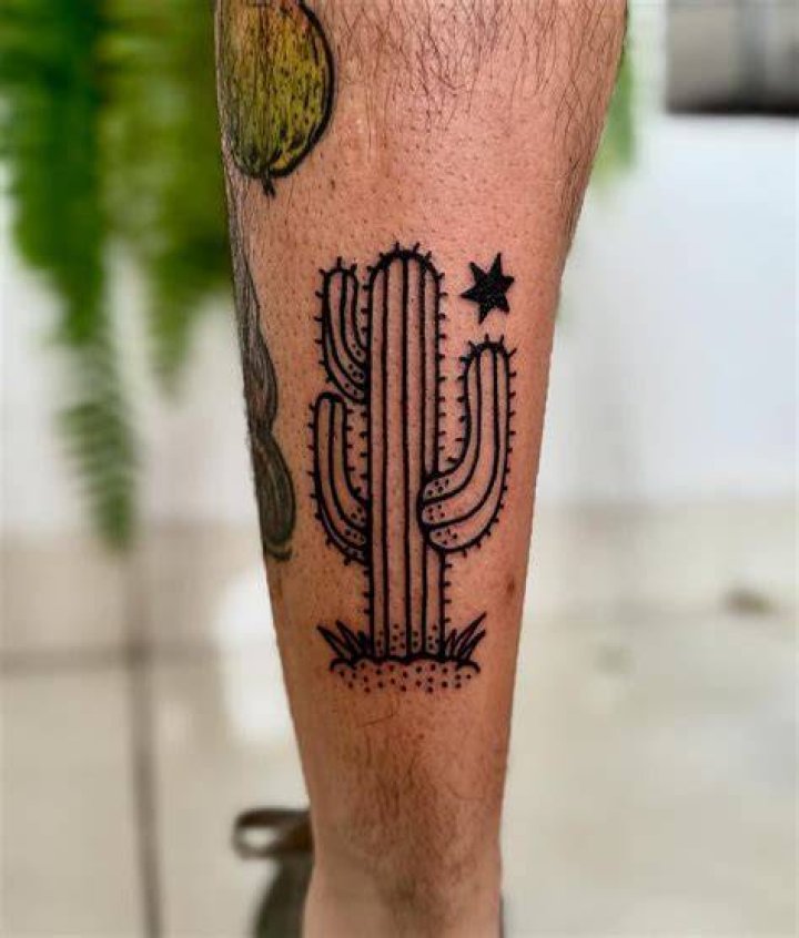 Cactus Tattoo by Teddy Nigels EOD Tattoos Denver,CO. Cactus Tattoo