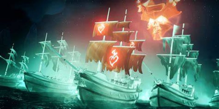 Captain Flameheart sends his Ghost Fleet in Sea of Thieves