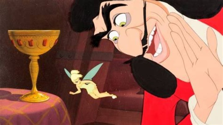 Captain Hook kidnaps Tinker Bell in Peter Pan (1953)