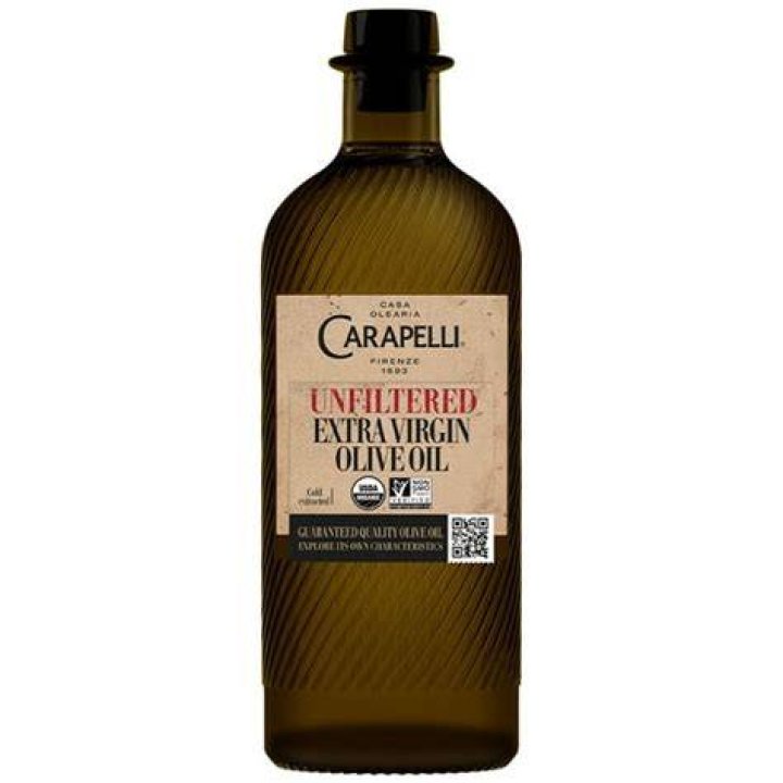 Carapelli Unfiltered Organic Extra Virgin Olive Oil First Cold