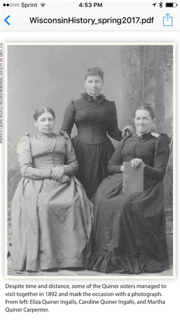Caroline Lake Quiner Ingalls Laura ingalls, Laura ingalls wilder