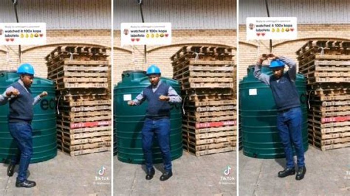 Cashbuild Worker Attempts Murdah Bongz and Oscar Mbo’s Dance Moves, Lit Video Goes Viral
