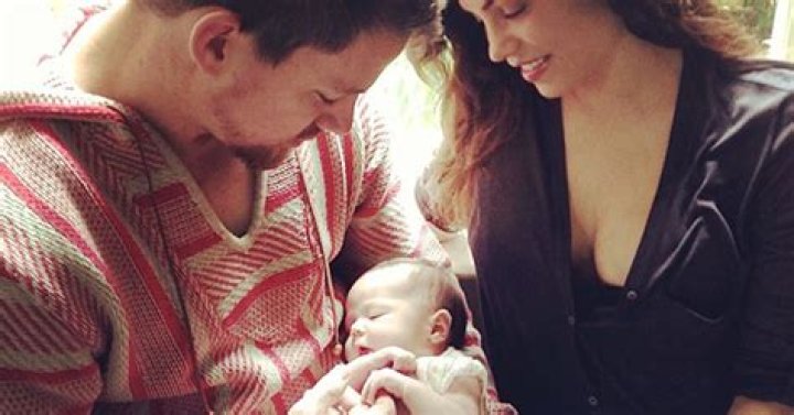 Channing Tatum cradles his new baby girl in first photo