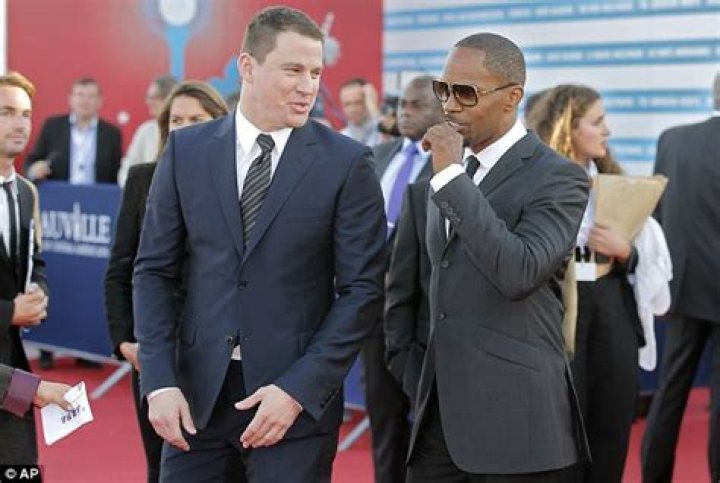 Channing Tatum smoulders alongside Jamie Foxx at White House Down