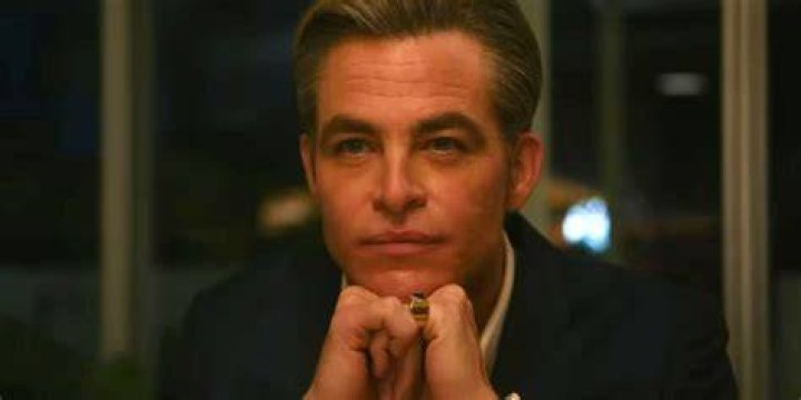 Chris Pine stares intensely