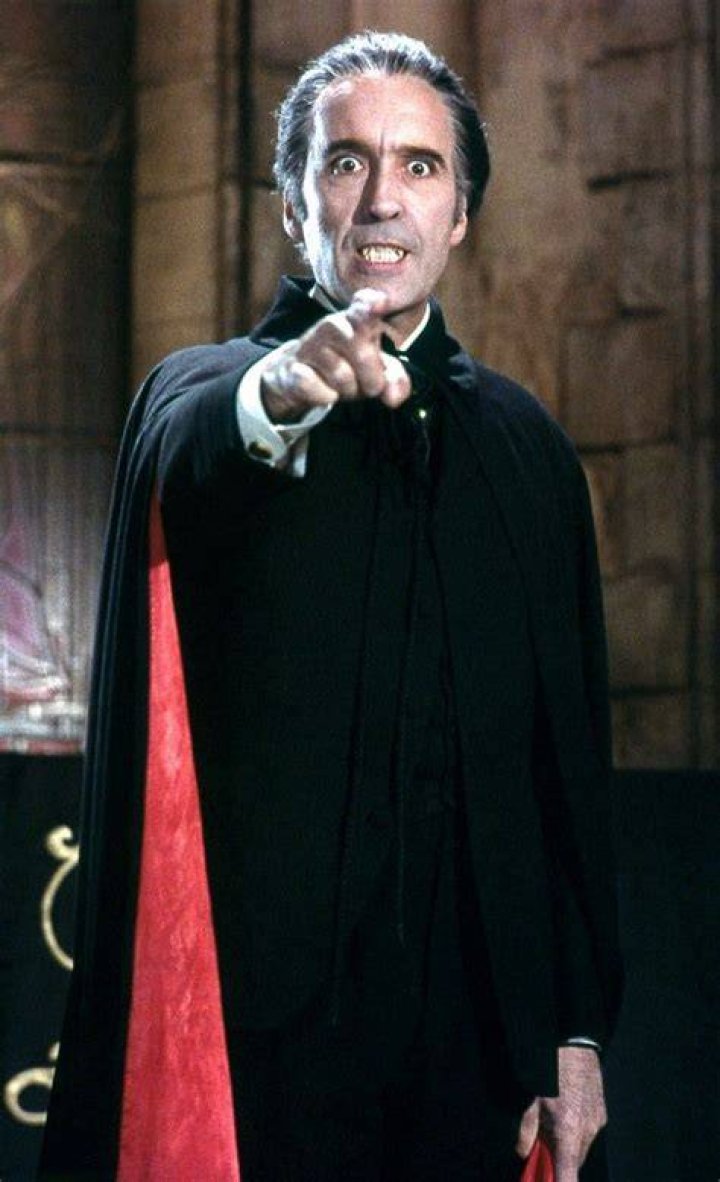 Christopher Lee as Dracula