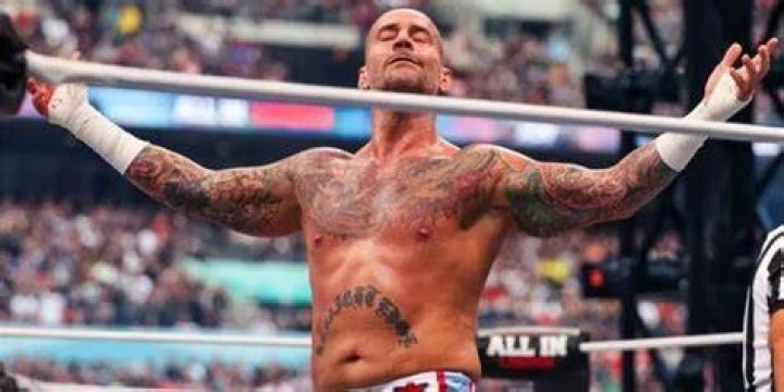cm punk posing at all in